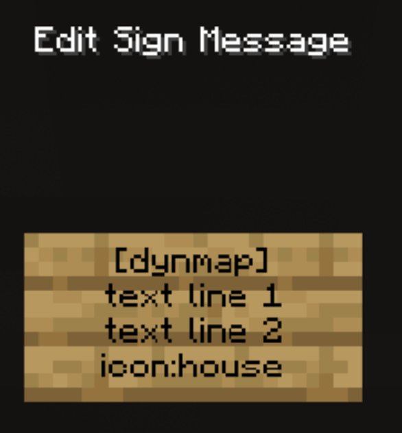 Dynmap Sign